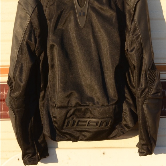ICON ARC mesh/leather moto jacket - Picture 5 of 5
